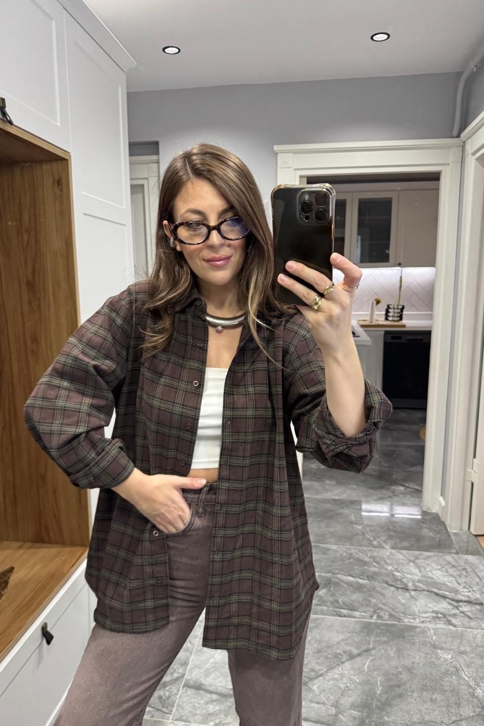 Zr Model Yıkamalı Straight Jean Kahverengi