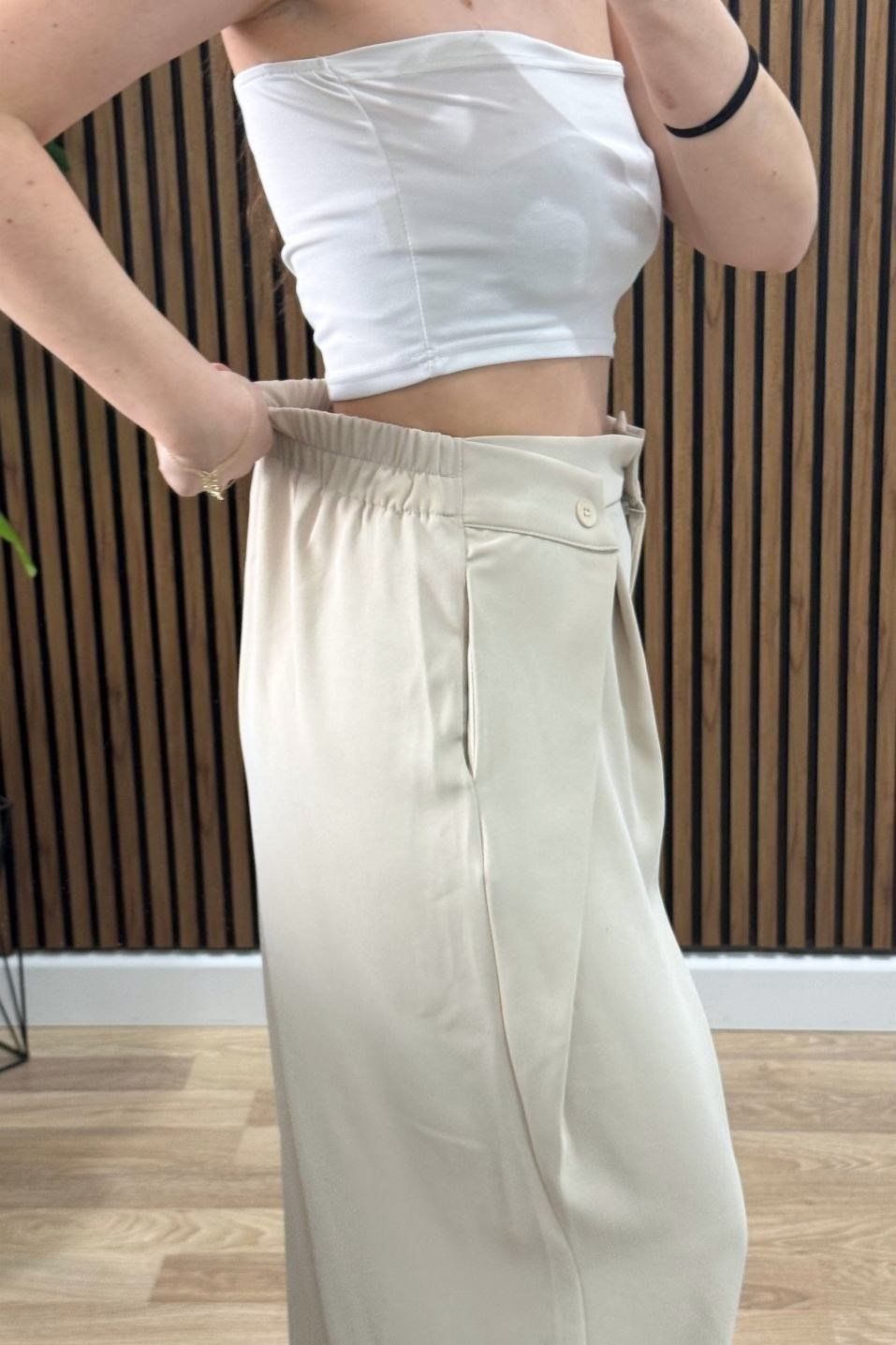 Premium Şalvar Pantolon Taş