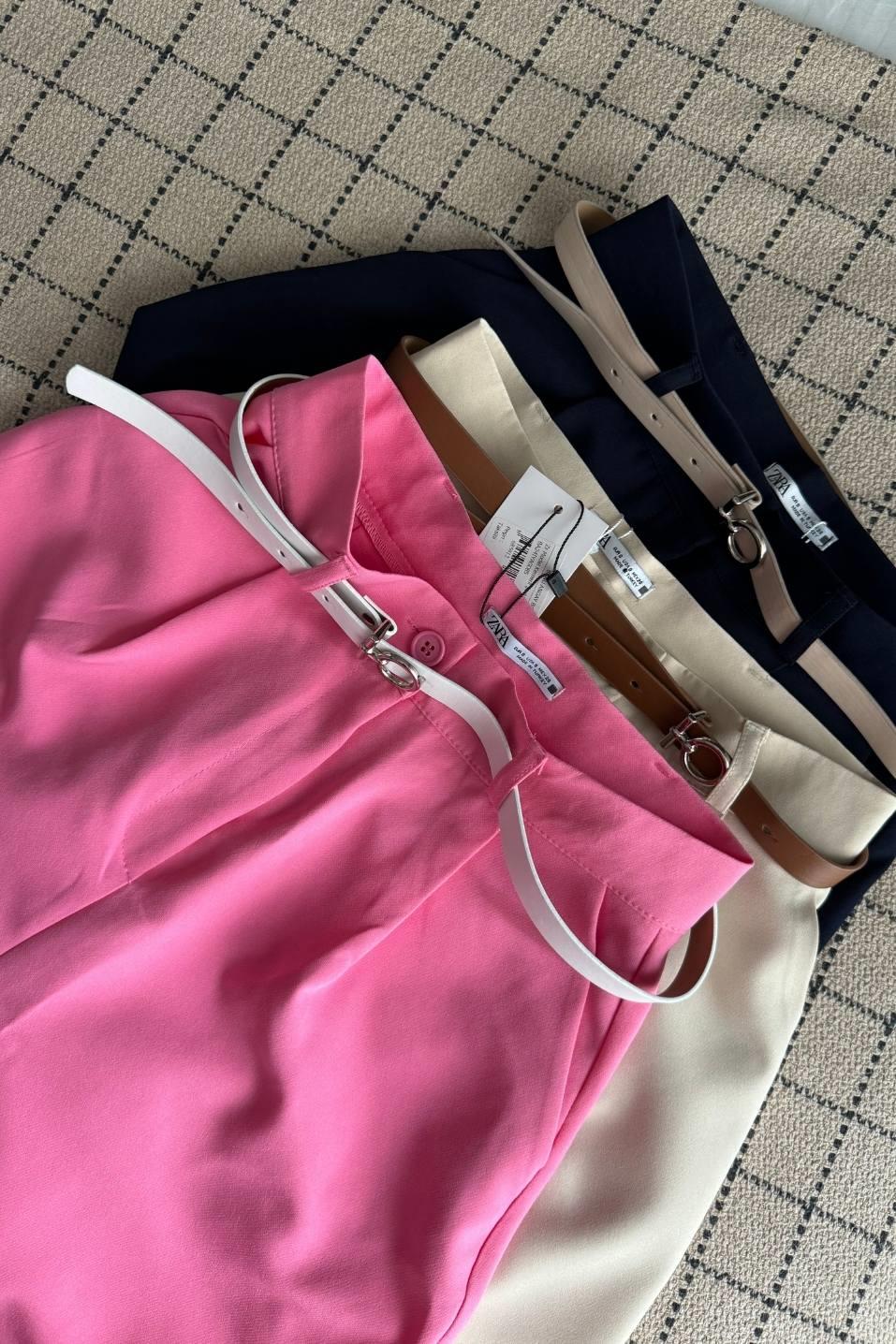 Zr Model Kemerli Şort Lacivert