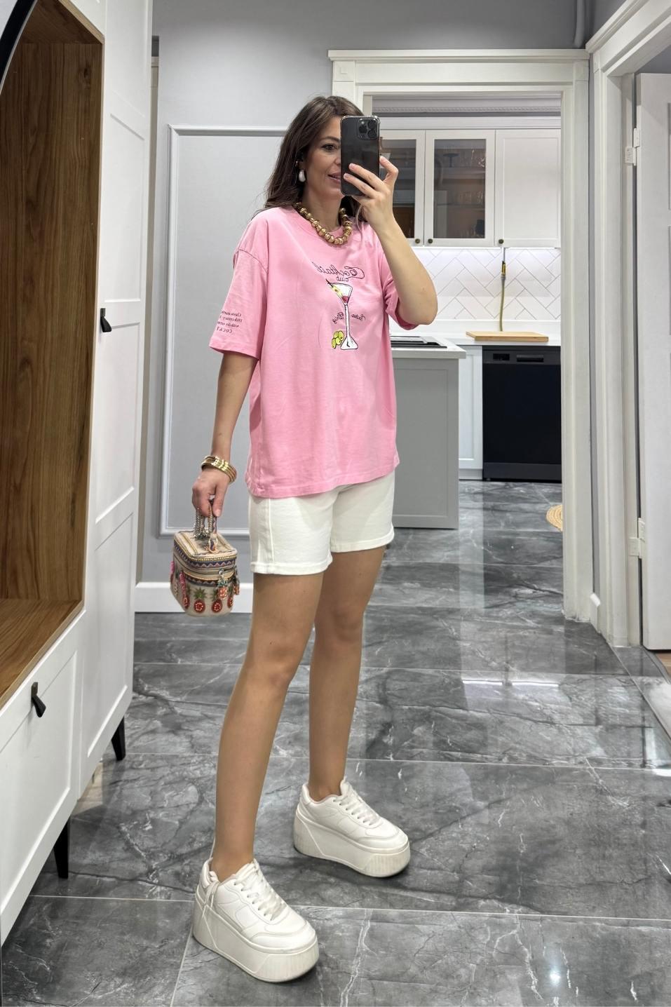 Zr Model Şehir Boy Denim Şort Ekru