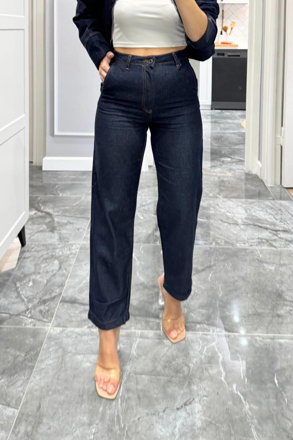 Midnight Denim Set Lacivert