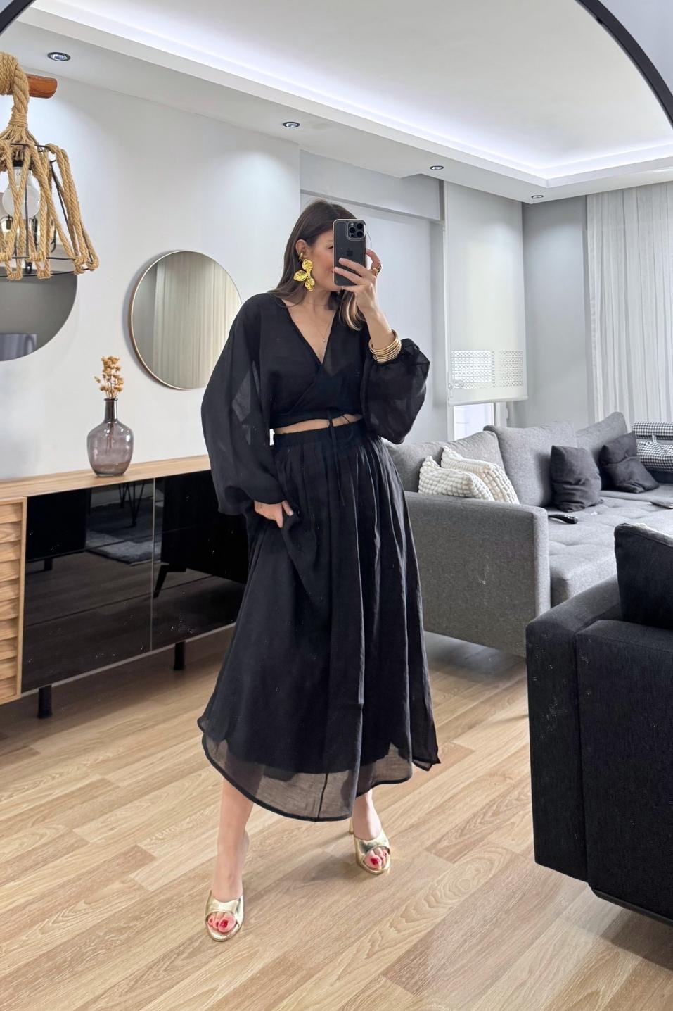 Mira Soft İkili Takım Siyah