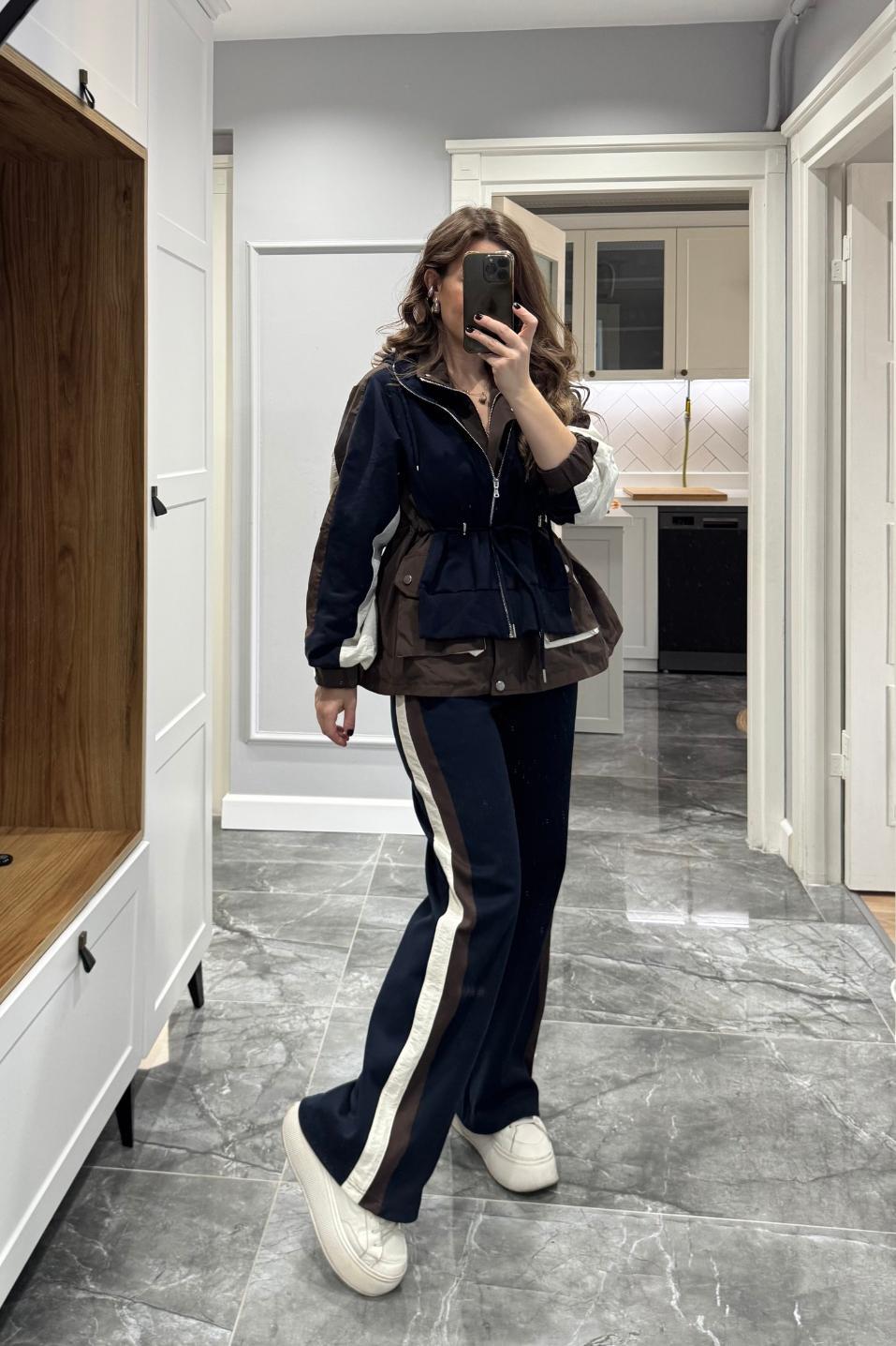 Tws Model Tasarım Eşofman Takımı Kahverengi