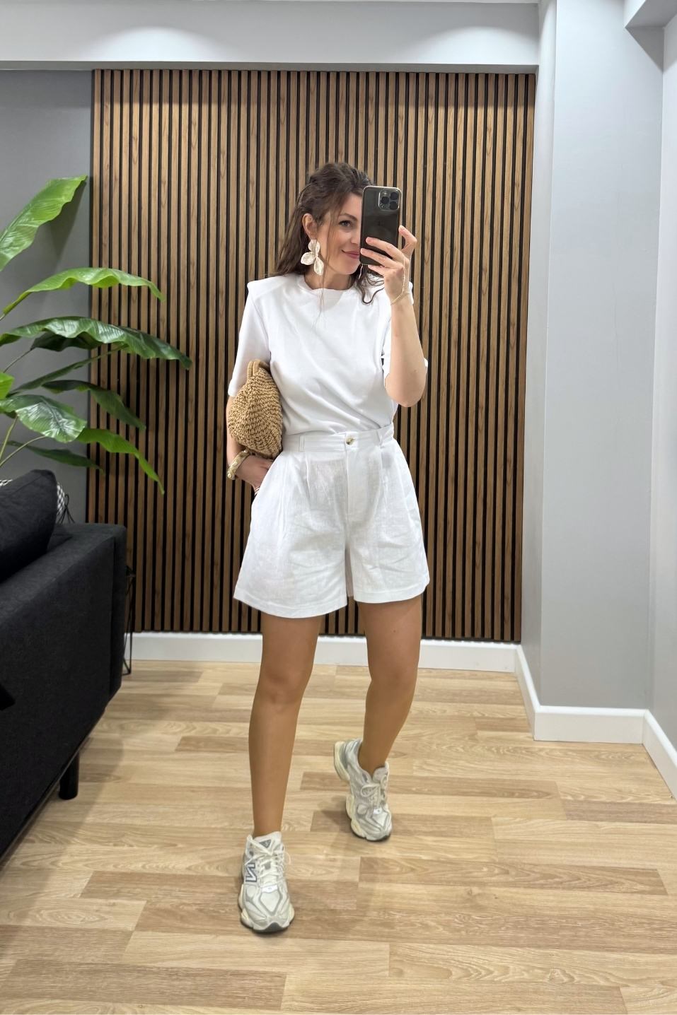 Vatkalı Premium Basic Tişört Beyaz