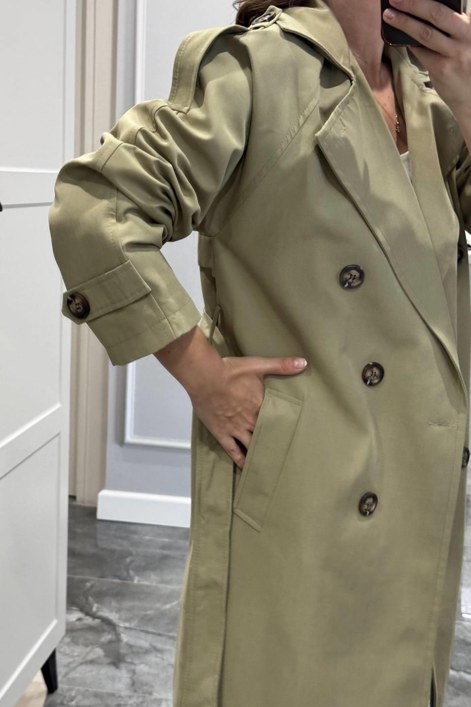 Urban Grace Kuşaklı Trençkot Olive
