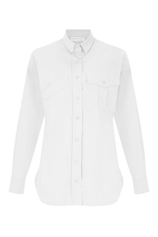 Barcelona Gömlek Beyaz