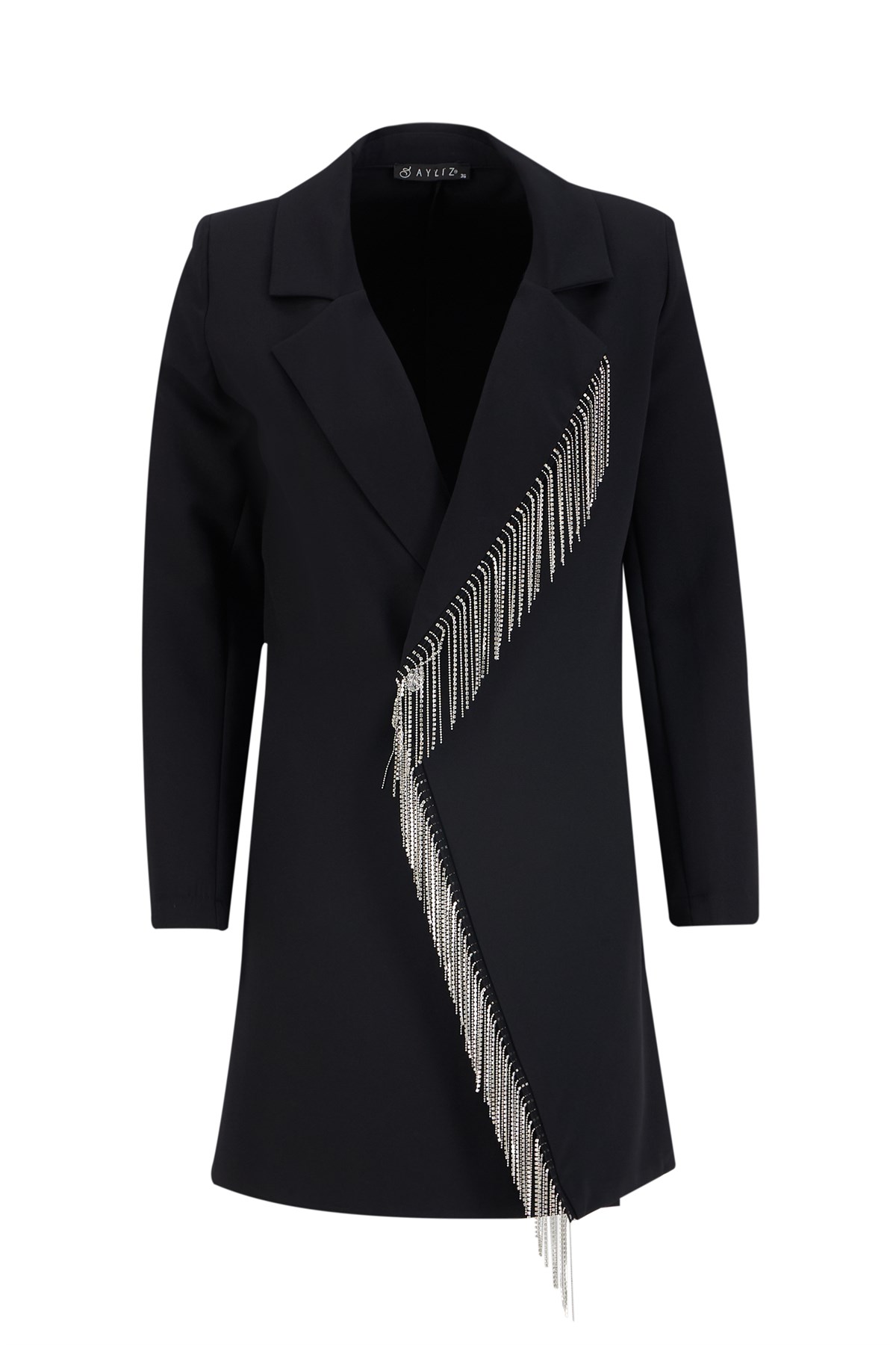 Kruvaze Taşlı Ceket Elbise - Atelier Aliz