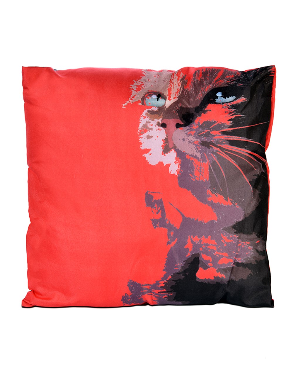 Zümrüt Şaziye Baskılı Nar Çiçeği Kırlent Yastık