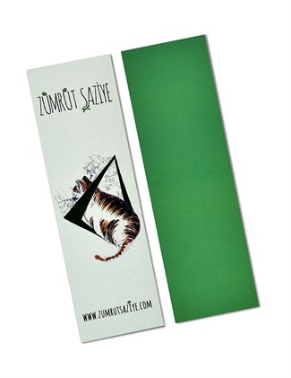 Kitap Ayracı Zümrüt Şaziye Üçgen
