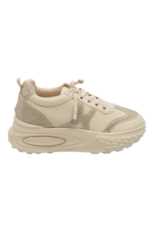 Bej Kadın Spor Ayakkabı