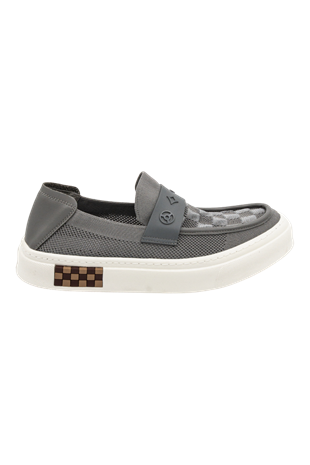 Gri Bez Kadın Ayakkabı