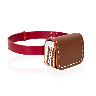 Rossea - Dena Belt Bag- Antique Brown Leather