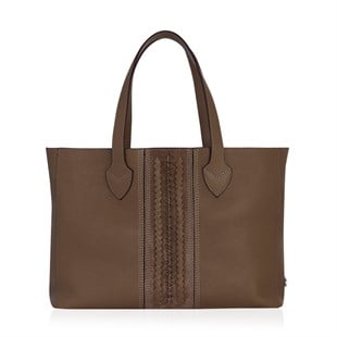 DONNA SHOPPING BAG- ETOP LEATHER