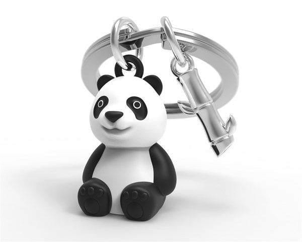 Metalmorphose - Panda Anahtarlık - Beyaz- Siyah