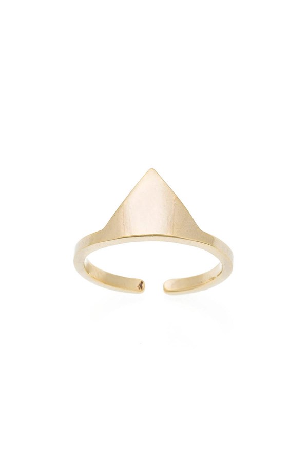Miklan İstanbul - V-Cutout Wrist Yüzük - Altın rengi
