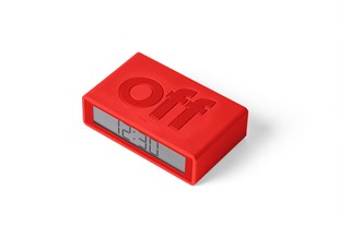 Lexon Flip + Mini Alarm Saat  - Kırmızı