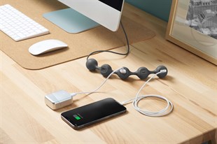 Lexon Peas Hub 2 Usb Çoğaltıcı - Koyu gri