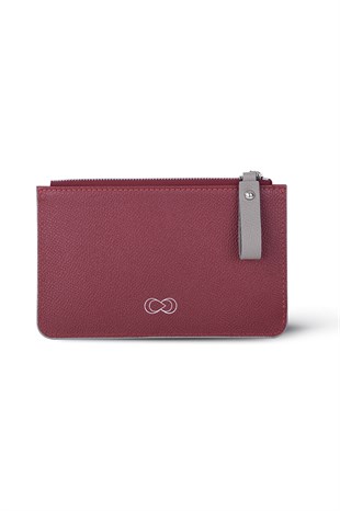 MIDI PURSE- RED LEATHER