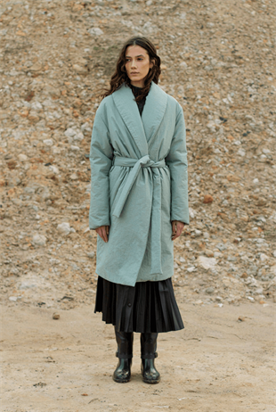 PADDED LONG PUFFER COAT