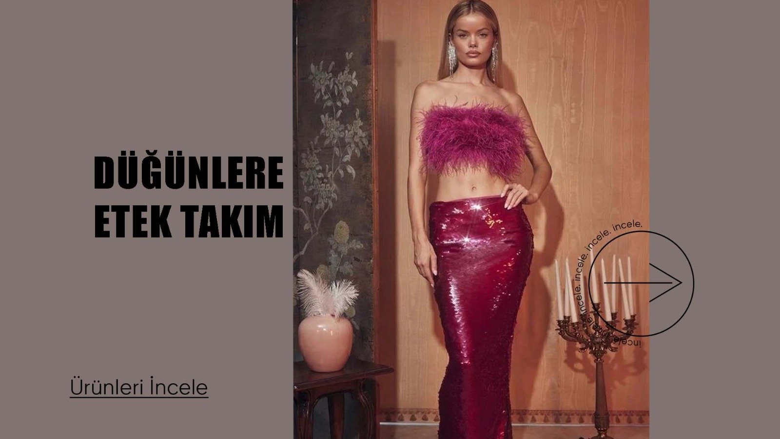 etek takım, deep atelier, midi boy elbiseler, etek bluz takım