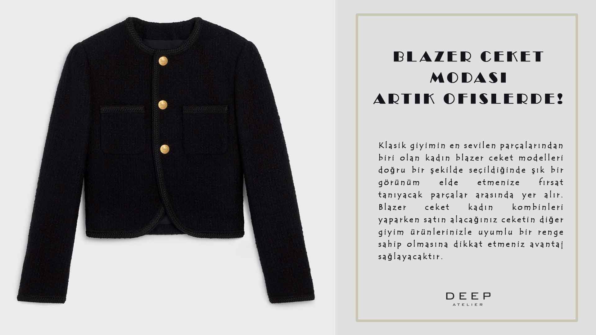 SİYAH BLAZER