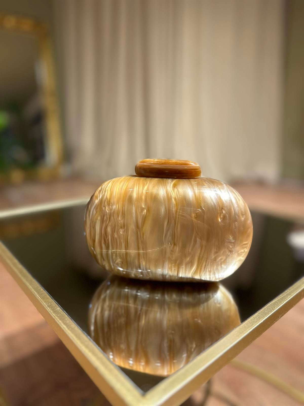 Deniz Kabuklu Sedefli Çanta (Bej)