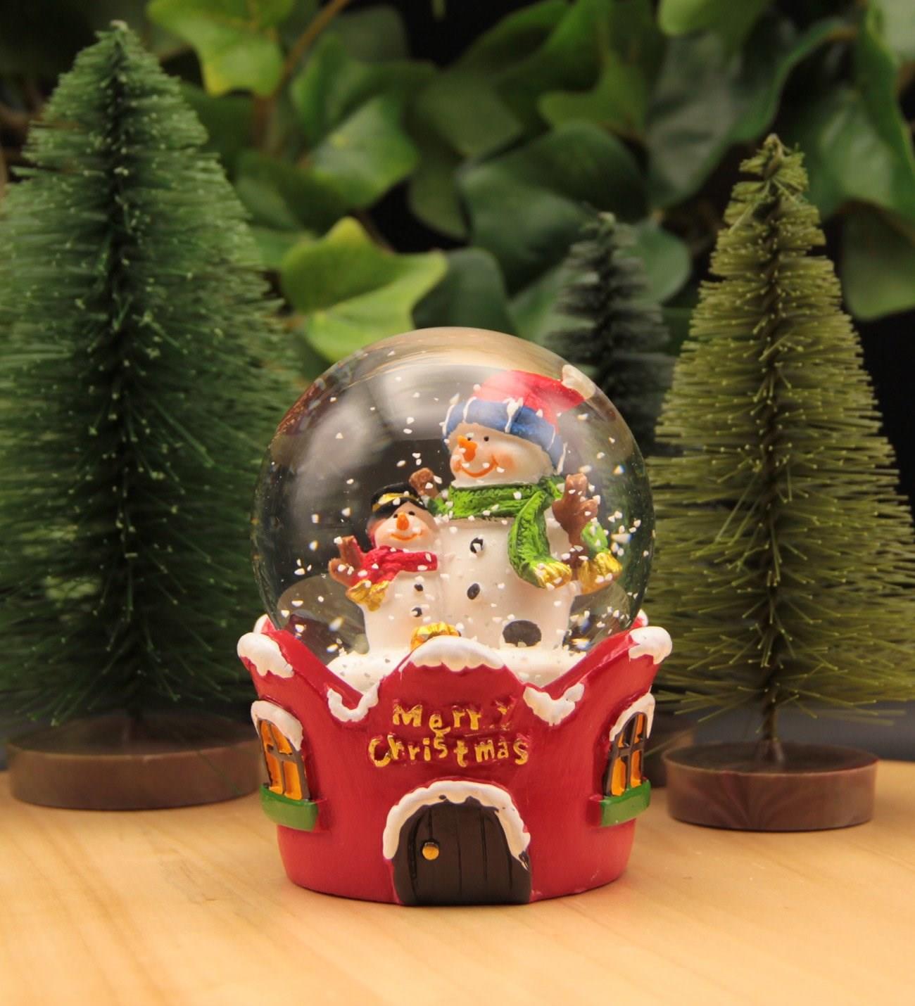Yılbaşı Noel Kar Küresi Merry Christmas