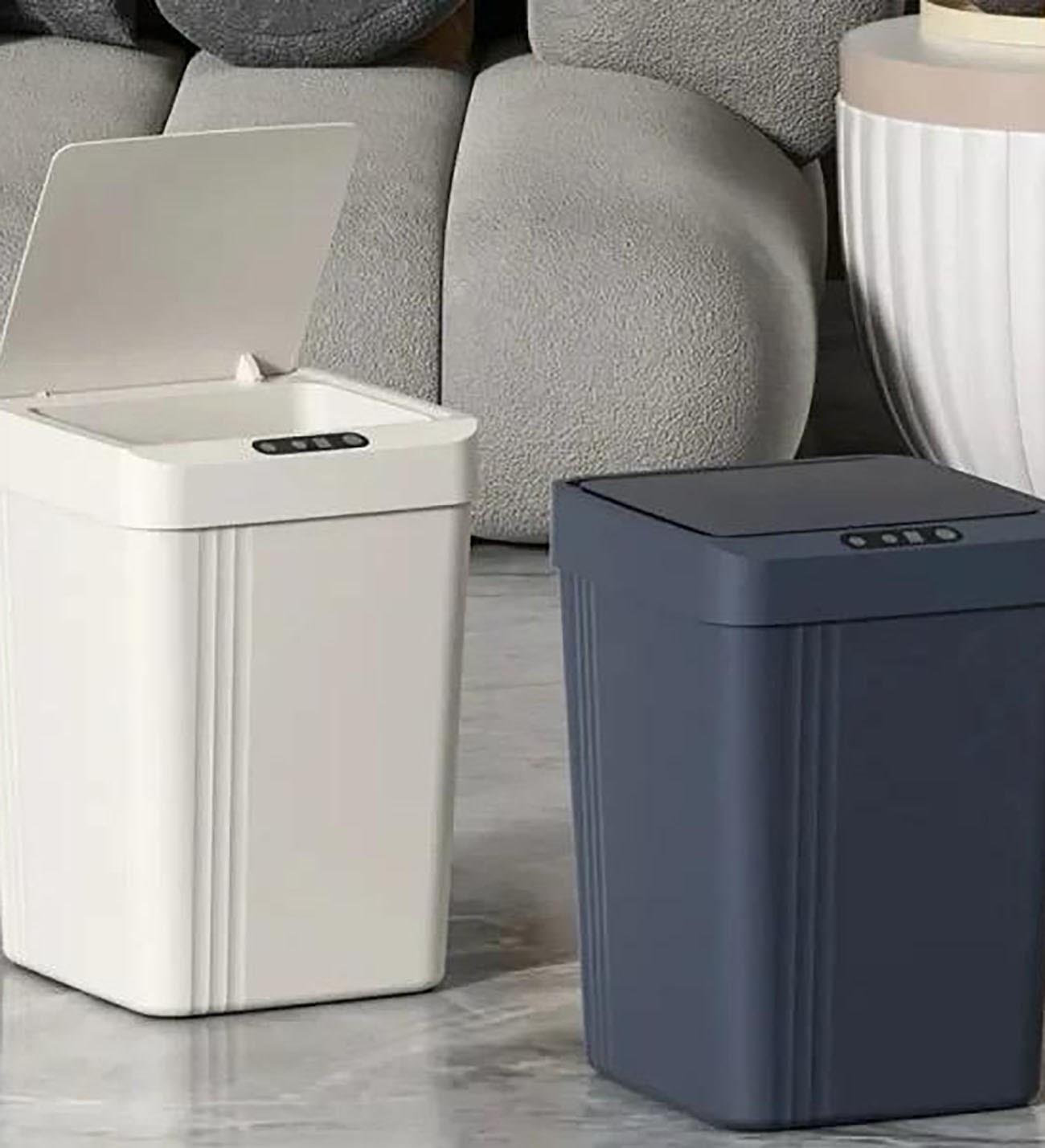 Akıllı Sensörlü Sessiz Kapanan 13 LİTRE Çöp Kutusu - LACİVERT RENK