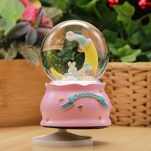 Baby Dream Cam Kurmalı Müzikli Kar Küresi