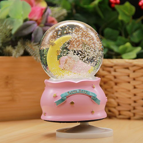 Baby Dream Cam Kurmalı Müzikli Kar Küresi