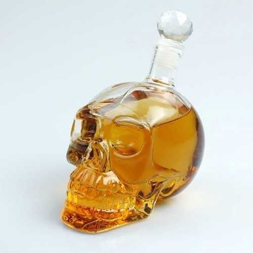 Crystal Head Kuru Kafa Cam Şişe