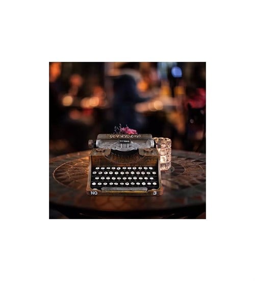Dekoratif Metal Daktilo Old Typwriter