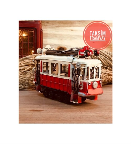 Dekoratif Metal Taksim - Karaköy Tramvay