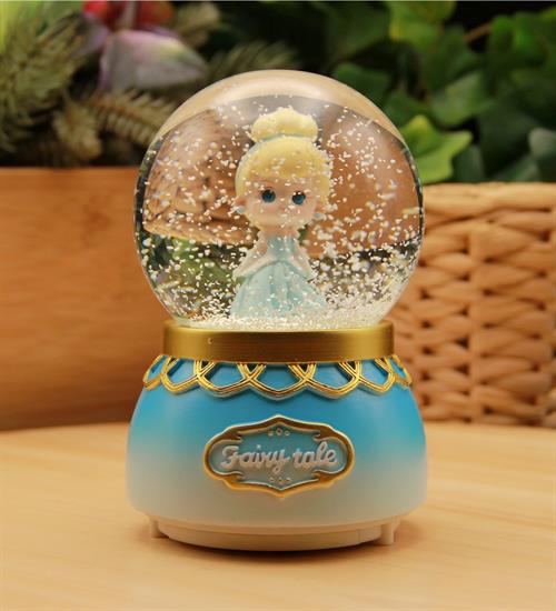 Disneyland Peri Masalı Işıklı ve Müzikli Kar Küresi Büyük Boy