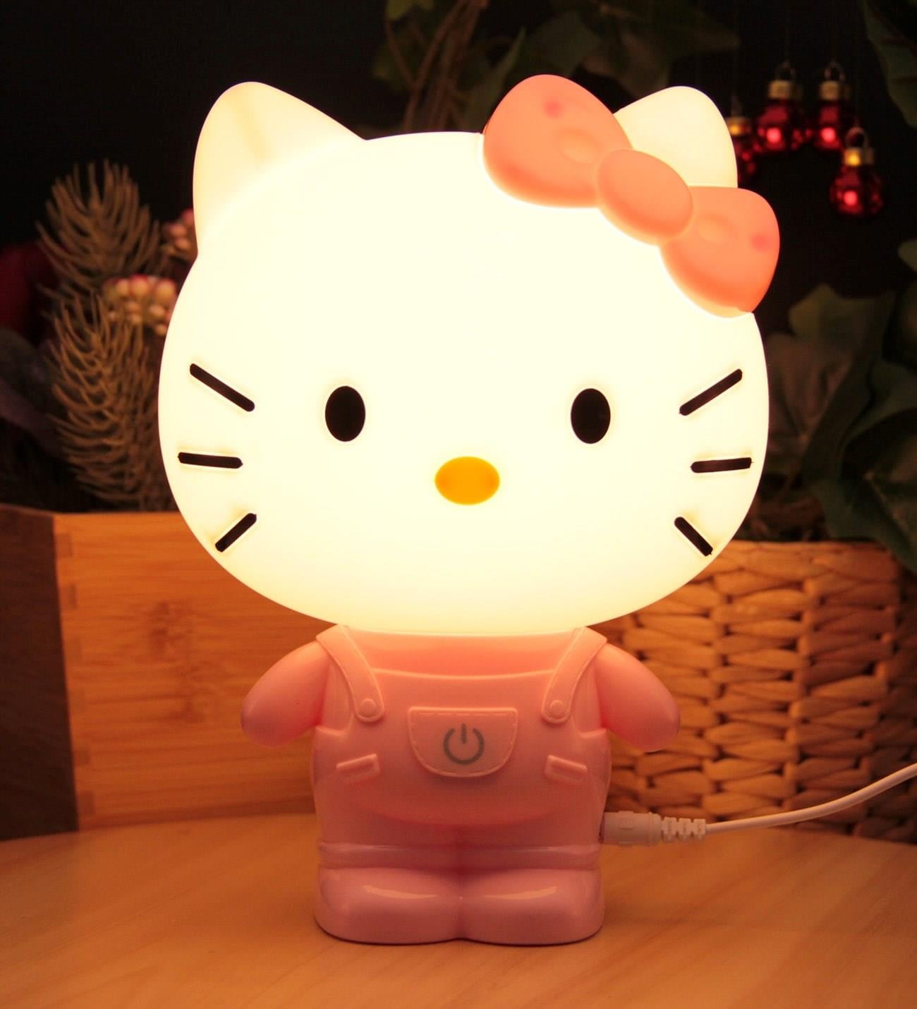 Hello Kitty Gece Lambası ve Masa Lambası