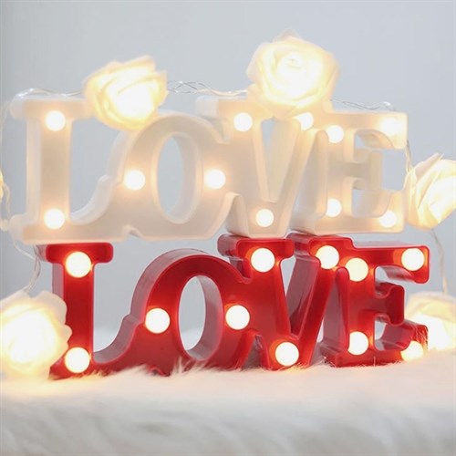 Işıklı Love Led Lamba