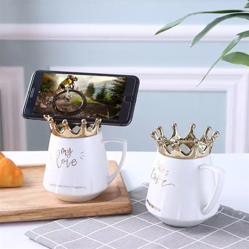 KUPA BARDAK PORSELEN MUG QUENN