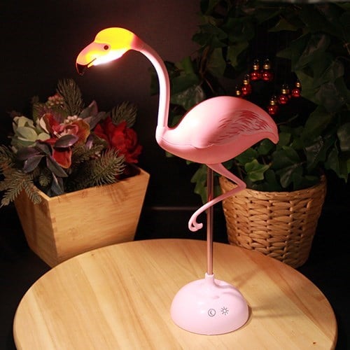 Led Işıklı Şarjlı Usb'li Flamingo Dekoratif Gece Lambası