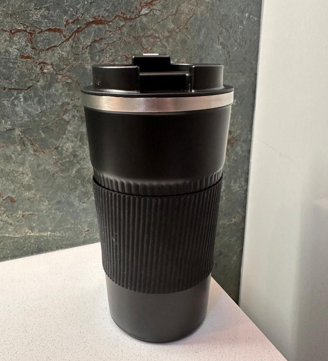Paslanmaz Çelik Siyah Termos 450 ml