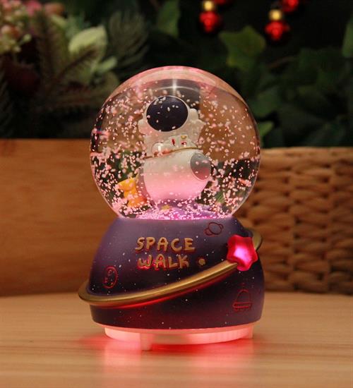 Space Walk - Uzay Yürüyüşü Işıklı ve Müzikli Kar Küresi Büyük Boy