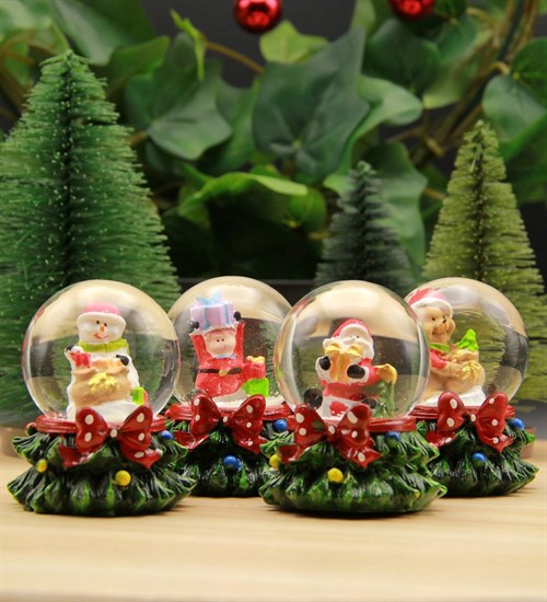 Yılbaşı Noel Kar Küresi Christmas Çam Ağacı