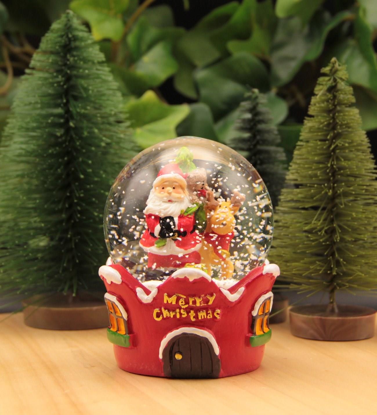 Yılbaşı Noel Kar Küresi Merry Christmas
