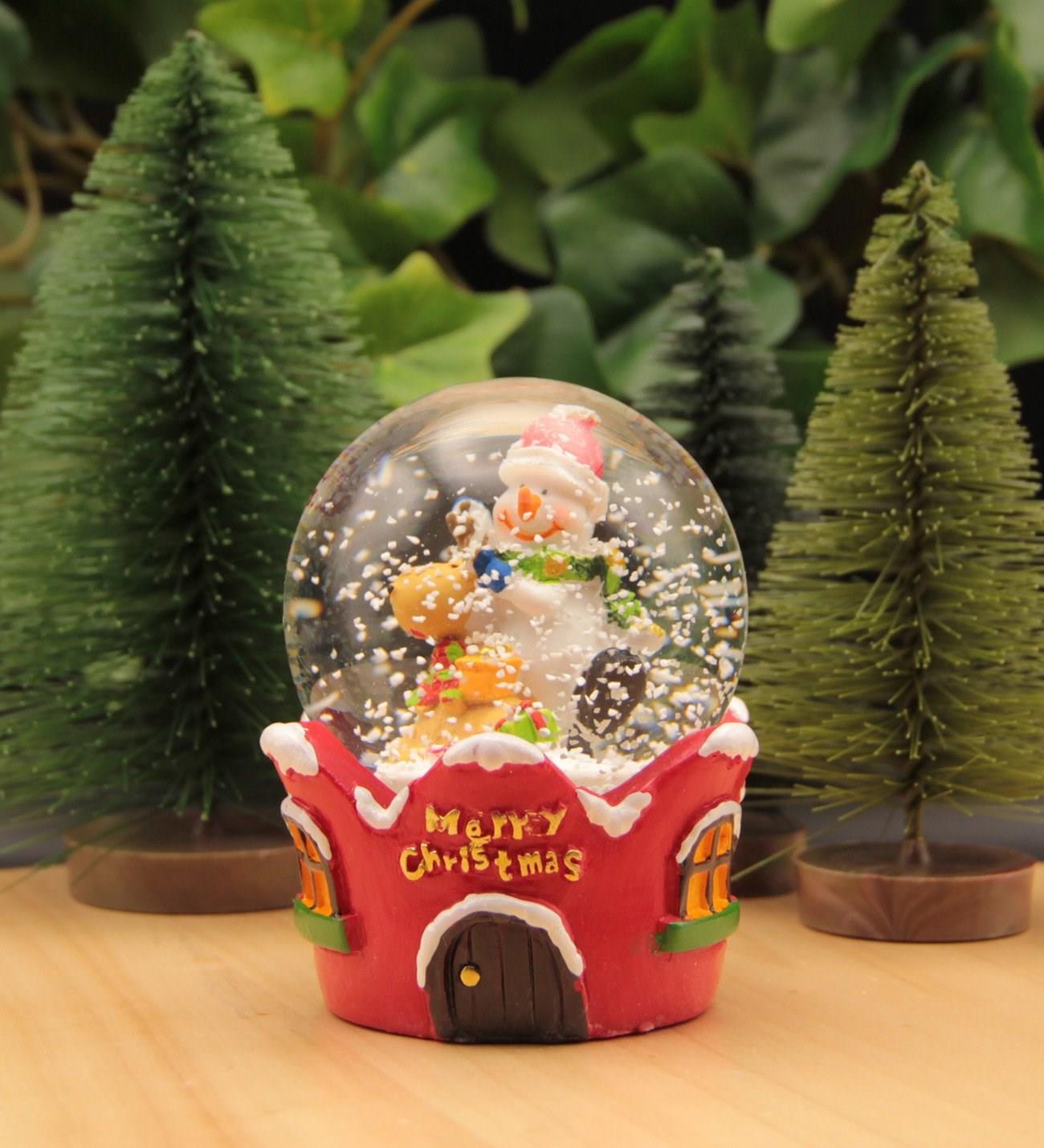 Yılbaşı Noel Kar Küresi Merry Christmas
