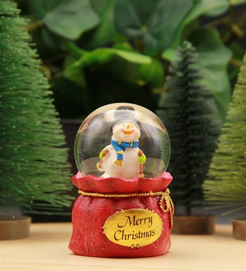 Yılbaşı Noel Kar Küresi Merry Christmas