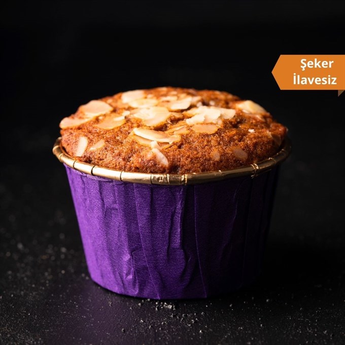 Portakallı Bademli Karabuğday Muffin