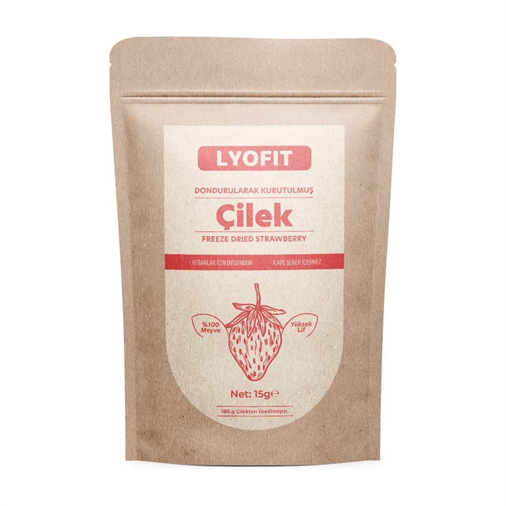 Çilek Dilimleri (Dondurularak Kurutulmuş)