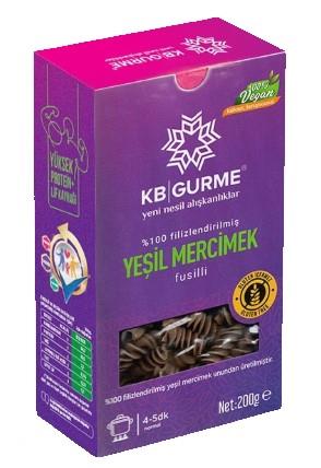 Filizlendirilmiş Yeşil Mercimek Burgu Makarna