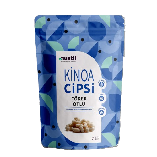 Glutensiz Vegan Çörek Otlu Kinoa Cipsi