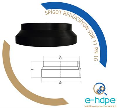 Spigot Redüksiyon Ø 450/400 mm.