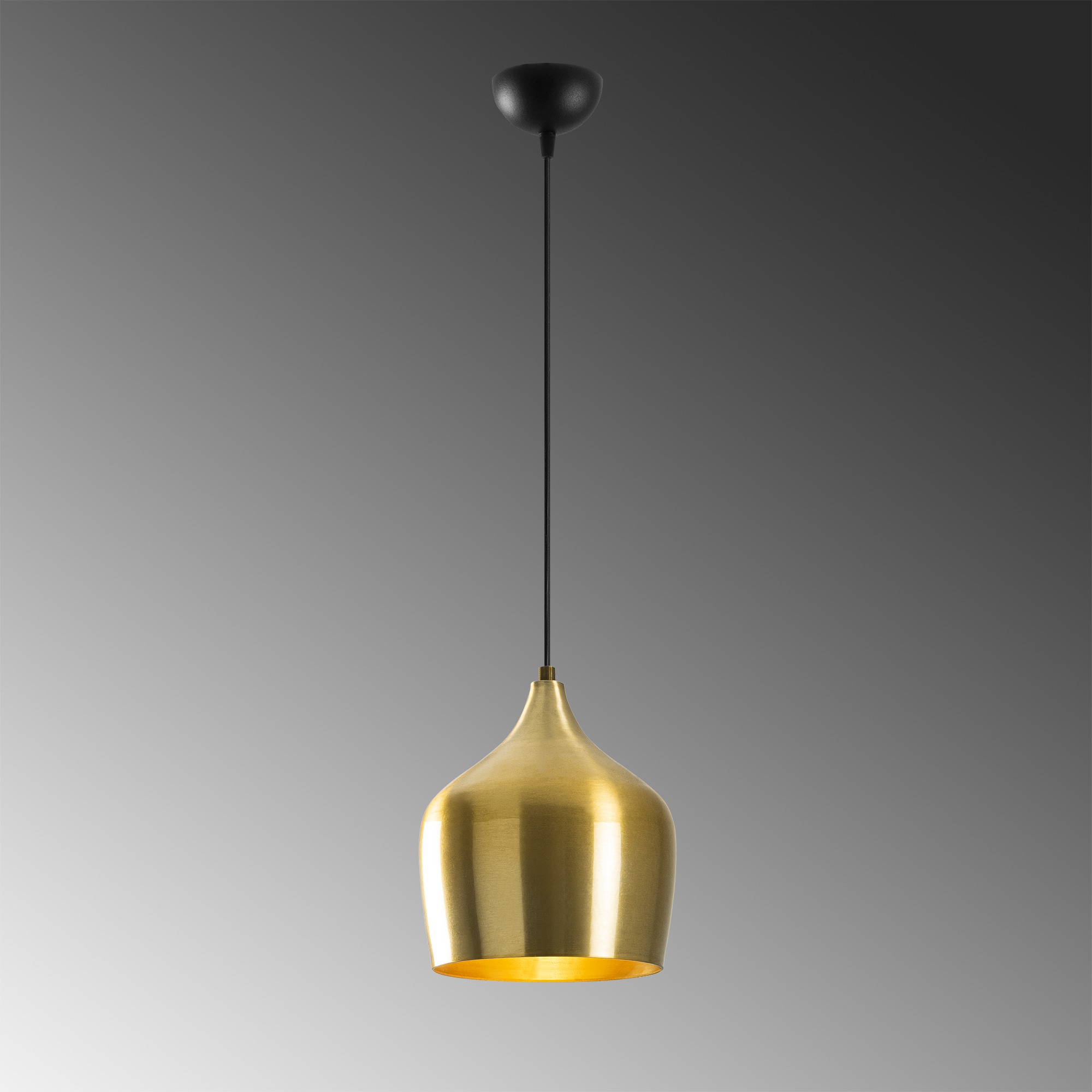 Metal Sıvama Tekli Sarkıt Parlak Gold Bırol-Nus-2703